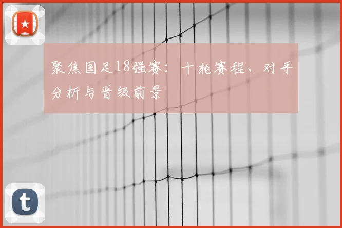 聚焦国足18强赛：十轮赛程、对手分析与晋级前景
